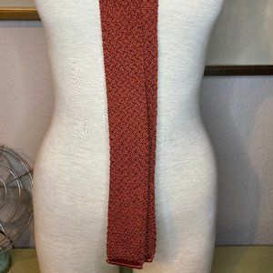 * Vintage Full Fashioned Rayon Yarn Crochet Tie